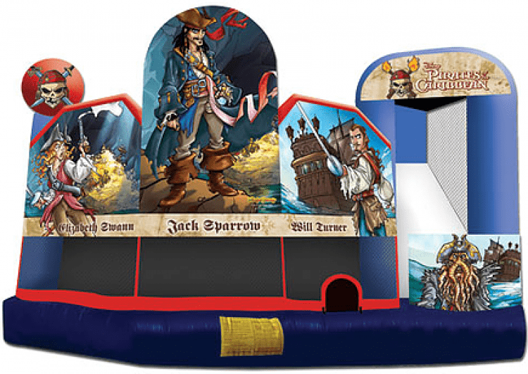 Pirates Of The Caribbean 5 in 1 Combo Inflatable Rentals