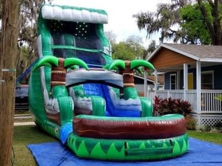22ft Tropical Fireblast Tsunami with Slip N Slide - Extravaganza ...