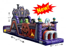 47FT Halloween Haunted Obstacle Course