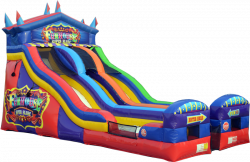 19ft High Fun House Slide Wet/Dry