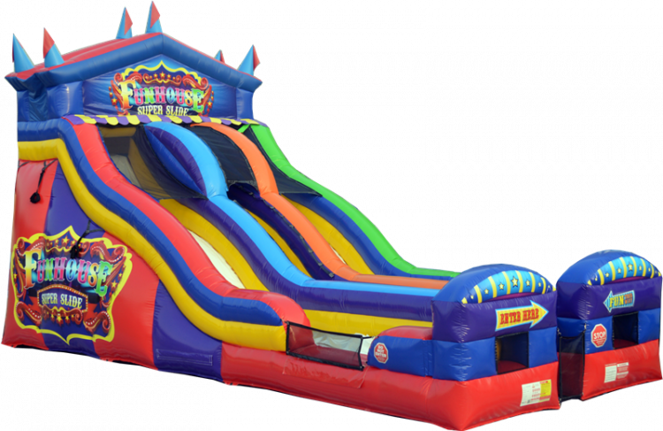 19ft High Fun House Slide Wet/Dry