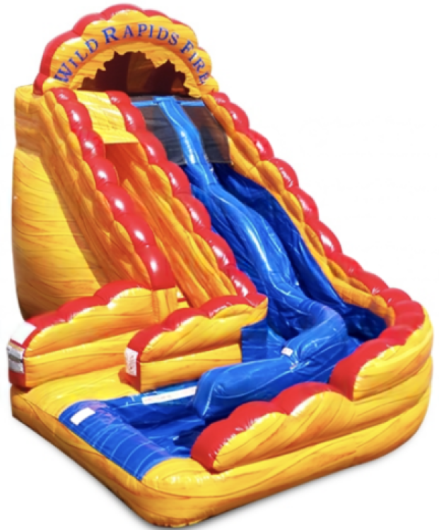 18ft Wild Rapids Dual Water Slide