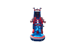 2720Stars2020Stripes20DL20SP20Water20Slide2020Slip20 7 27' Stars & Stripes Double Lane Water Slide with Slip & Slide