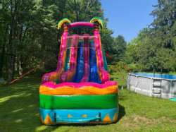 22ft20Hig20Teal20Dual20Water20Slide201 1785712817 22ft Teal Crush Double Lane Water Slide
